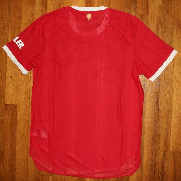 Adidas Manchester United 2021/22 Home Authentic Soccer Jersey Men 2XL XXL - Picture 5 of 6